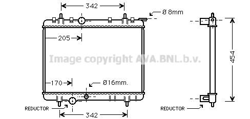 AVA QUALITY COOLING Radiators, Motora dzesēšanas sistēma PE2219